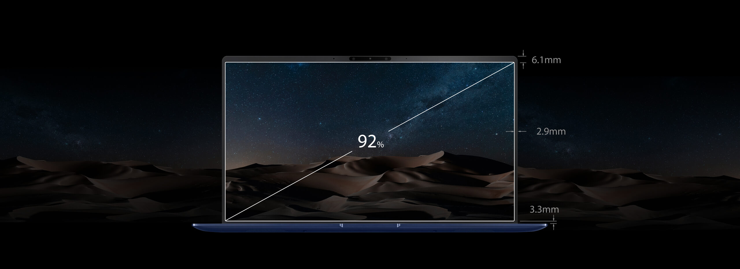UX433 NanoEdge Display